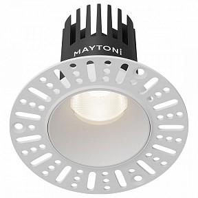 Встраиваемый светильник Maytoni Dip белый арт. DL119-10W-4K-TRS-W