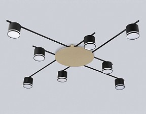 Потолочная люстра Ambrella Light COMFORT черный арт. FL51760