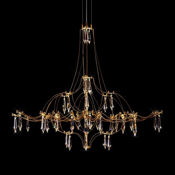 Подвесная люстра Loft it Mira золото арт. 10588/800 Gold Asfour