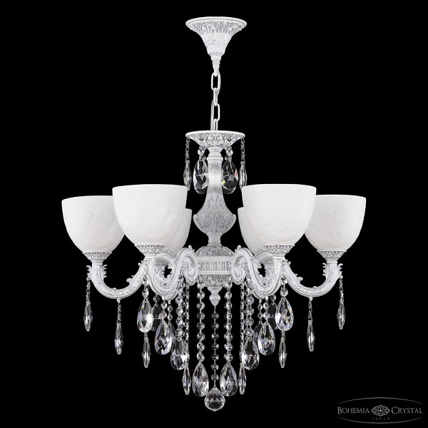 Подвесная люстра Bohemia Ivele Crystal AL7901 белый арт. AL79101/6/175 B WMN P1 U Angel