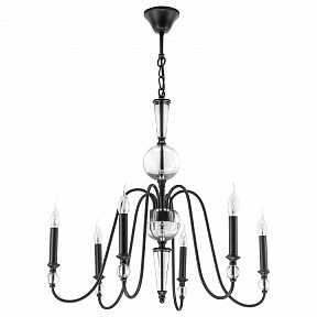 Подвесная люстра Lightstar Ragno черный арт. 732067