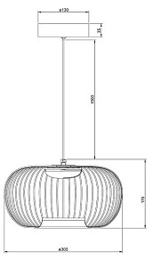 Подвесной светильник Arte Lamp Flare черный арт. A3527SP-12BK