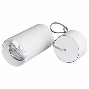 Подвесной светильник Arlight Sp-polo-r85 белый арт. SP-POLO-R85-2-15W Day White 40deg (White, White Ring)