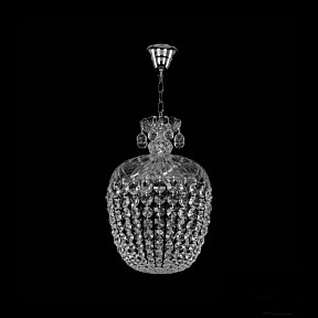 Подвесная люстра Bohemia Ivele Crystal 1477 никель арт. 14771/30 Ni