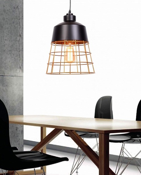 Подвесной светильник LUMINA DECO Bagsy черный арт. LDP 7933 BK