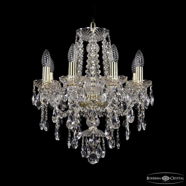 Подвесная люстра Bohemia Ivele Crystal 1415 золото арт. 1415/8/141 G