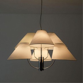 Подвесная люстра Arte Lamp Rondo хром арт. A4086LM-6CC