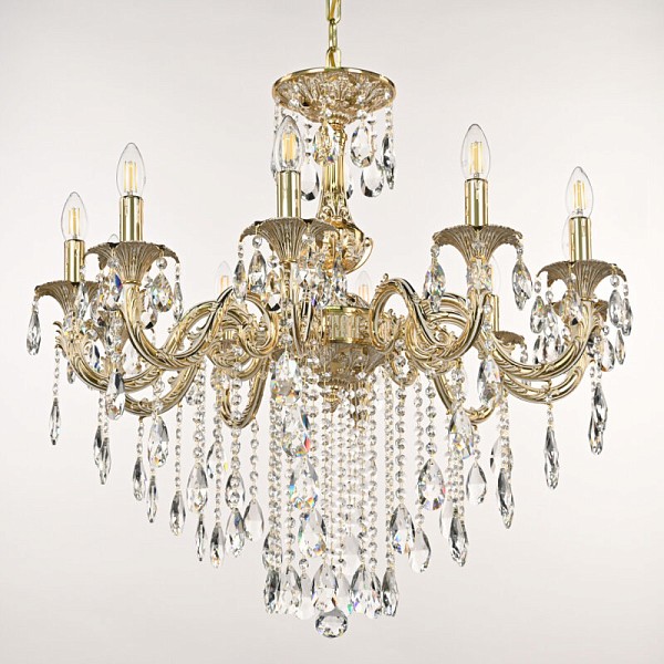 Подвесная люстра Bohemia Ivele Crystal AL7901 золото арт. AL79101/10/250 B GW