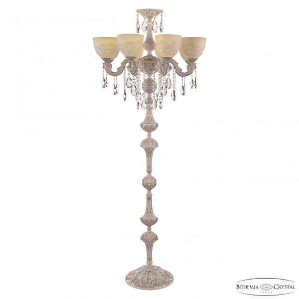 Торшер Bohemia Ivele Crystal AL7901 белый арт. AL79101T/8/175 B WMN P1 U Horse