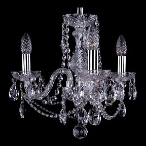 Подвесная люстра Bohemia Ivele Crystal 1402 металл арт. 1402/3/141/Ni