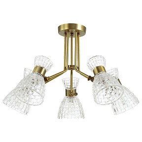 Люстра на штанге Lumion Jackie бронза арт. 3704/5C