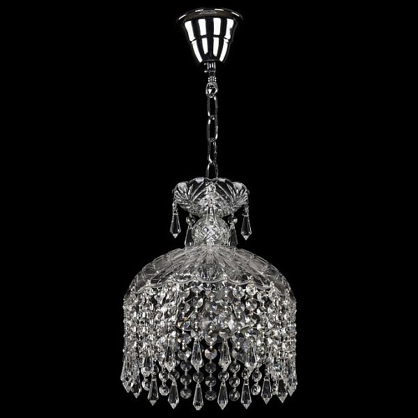 Подвесной светильник Bohemia Ivele Crystal 1478 металл арт. 14781/22 Ni Drops