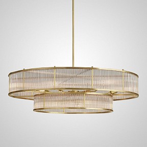 Светильник на штанге Imperiumloft RH Marais Round Chandelier латунь арт. 40,2668