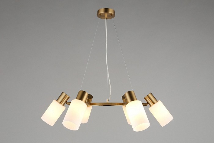 Подвесная люстра Omnilux Ales желтый арт. OML-69103-06