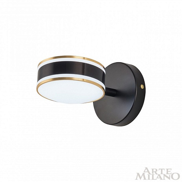 Бра Arte Milano Ferrara-71040 черный арт. 277599/1B BK/GD
