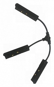 Соединитель для треков iLedex Technical VISION48/22 черный арт. T-TYPE POWER CONNECT 4822-BK