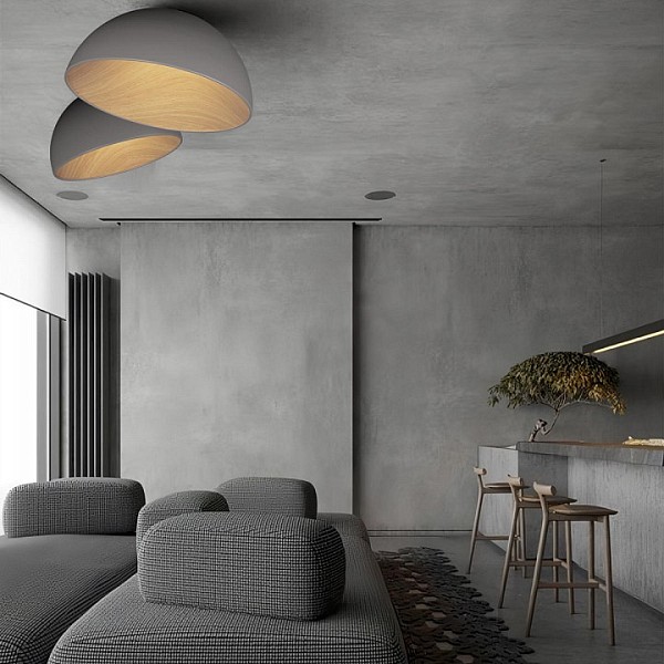 Накладной светильник Loft it Egg серый арт. 10197/500 Grey
