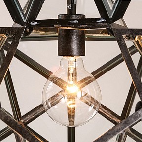 Подвесной светильник Imperiumloft Black Star Clear Glass черный арт. 101314-26