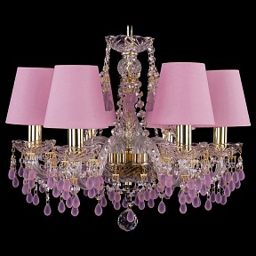 Подвесная люстра Bohemia Ivele Crystal 1410 золото арт. 1410/6/160/G/V7010/SH20