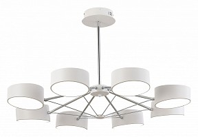 Люстра на штанге EVOLUCE Valle белый арт. SLE6005-502-08