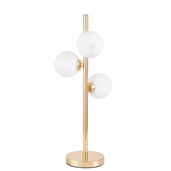 Настольная лампа декоративная LUMINA DECO MARSIADA золото арт. LDT 6033-3 FGD