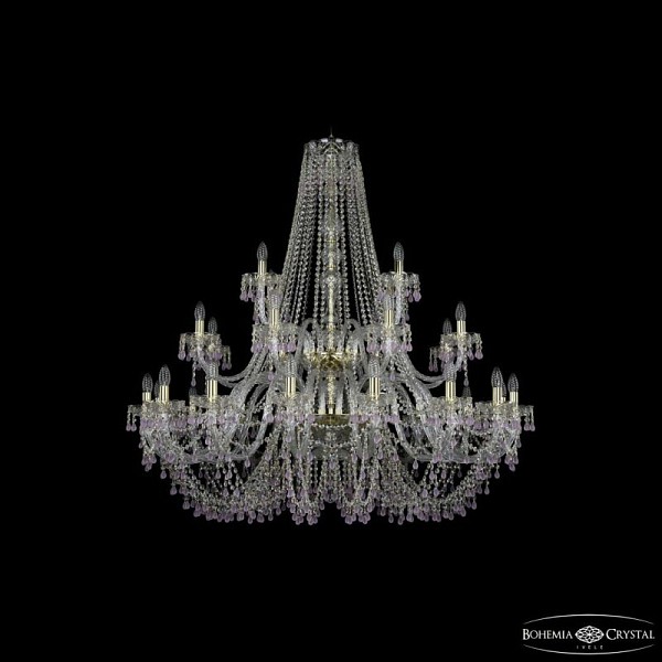 Подвесная люстра Bohemia Ivele Crystal 1410 золото арт. 1410/16+8+4/460/2d G V7010