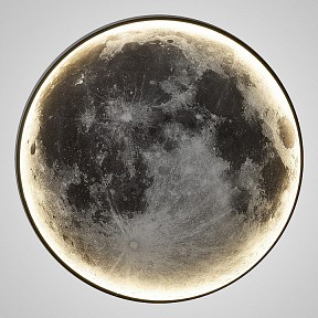 Накладной светильник Imperiumloft COSMOS Мун D90 черный арт. cosmos-moon01