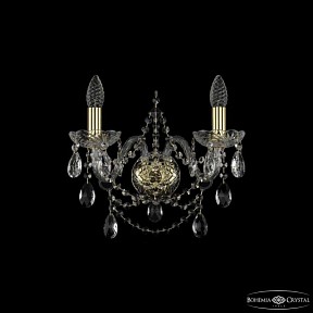 Бра Bohemia Ivele Crystal 1411 золото арт. 1411B/2/160 G