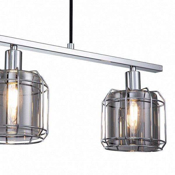 Подвесной светильник Escada Midland серый арт. 10188/3S Chrome