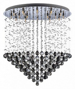 Люстра на штанге Arti Lampadari Flusso Nickel серый арт. Flusso H 1.4.80.517 N