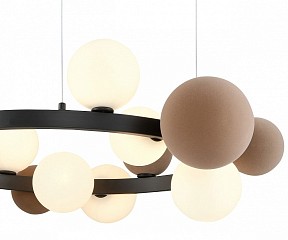 Подвесная люстра Wertmark Berta черный арт. WE237.15.003