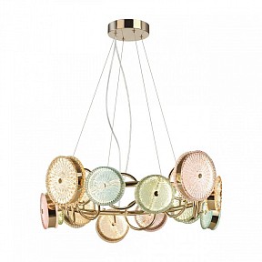 Подвесная люстра Odeon Light Caramella желтый арт. 5412/95L