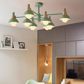 Люстра на штанге Imperiumloft Fanta A Lights Green зеленый арт. FANTA_A01