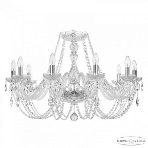 Подвесная люстра Bohemia Ivele Crystal 101 никель арт. 101/10/300 Ni