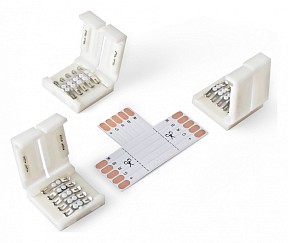 Соединитель для светодиодной ленты Apeyron Electrics  белый арт. 09-73
