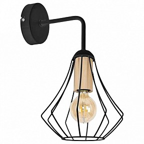 Бра Imex MD.9051 дерево арт. MD.9051-1-W-BK+WOOD