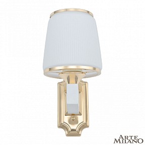 Бра Arte Milano Florentia-2457 белый арт. 302457/1W Wh/Gd