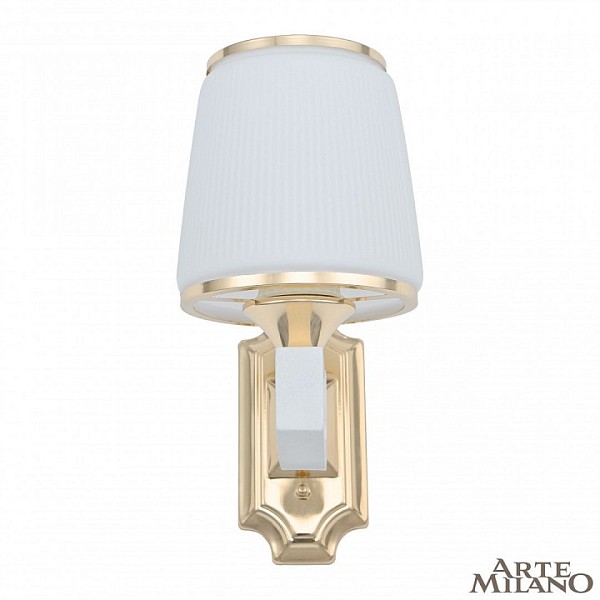 Бра Arte Milano Florentia-2457 белый арт. 302457/1W Wh/Gd