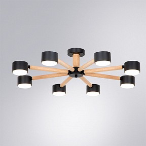 Потолочная люстра Arte Lamp TENDA черный арт. A1624PL-8BK