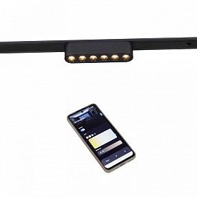 Накладной светильник Reluce 13002 черный арт. 13002-9.3-001UR magnetic LED6W BK CCT+SMART