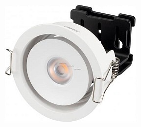 Встраиваемый светильник Arlight CL-SIMPLE-R78-9W Warm3000 (WH, 45 deg) белый арт. 026868