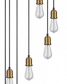 Подвесной светильник Vele Luce Tenuto черный арт. VL6532P07