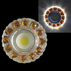 Встраиваемый светильник Reluce  хром арт. 42182-9.0-001PL MR16+LED3W (2