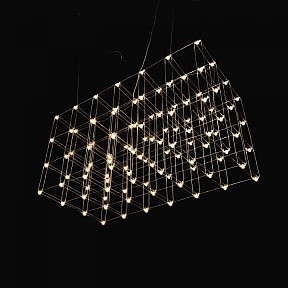Подвесная люстра O-LUCE Cosmic Glass ячейка 20*20 см золото арт. 11787611-6