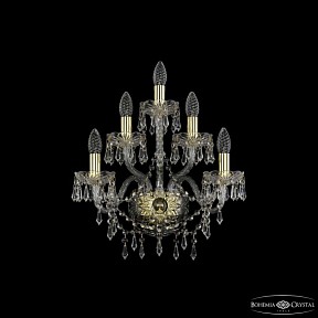 Бра Bohemia Ivele Crystal 1403 золото арт. 1403B/2+2+1/160 G