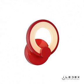 Бра iLedex Ring красный арт. A001/1 Red
