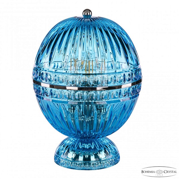 Подвесная люстра Bohemia Ivele Crystal 5680 никель арт. 5480L/20 Ni Aquamarine/M-1G