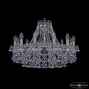 Подвесная люстра Bohemia Ivele Crystal 1409 золото арт. 1409/12/240 Pa