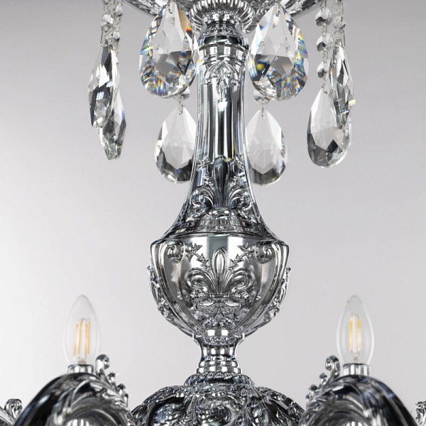 Подвесная люстра Bohemia Ivele Crystal AL7901 никель арт. AL79101/8/250 B Ni