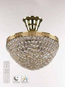 Потолочная люстра Bohemia Ivele Crystal 1932 золото арт. 19321/25IV/LED-DIM G